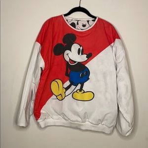 Reversible light sweatshirt - Mickey Mouse